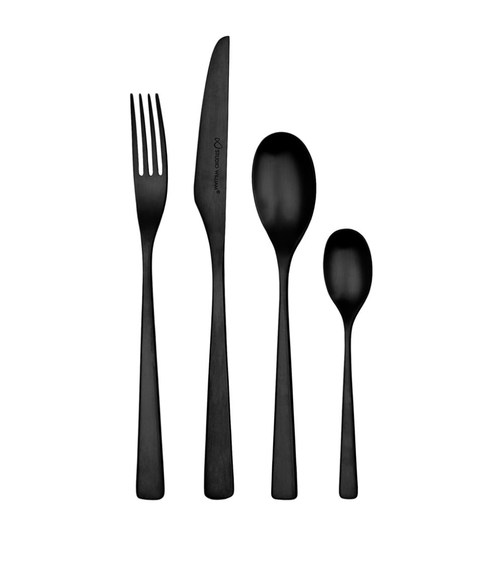 STUDIO WILLIAM Tilia Mirror PVD 24-Piece Cutlery Set - S R Originals