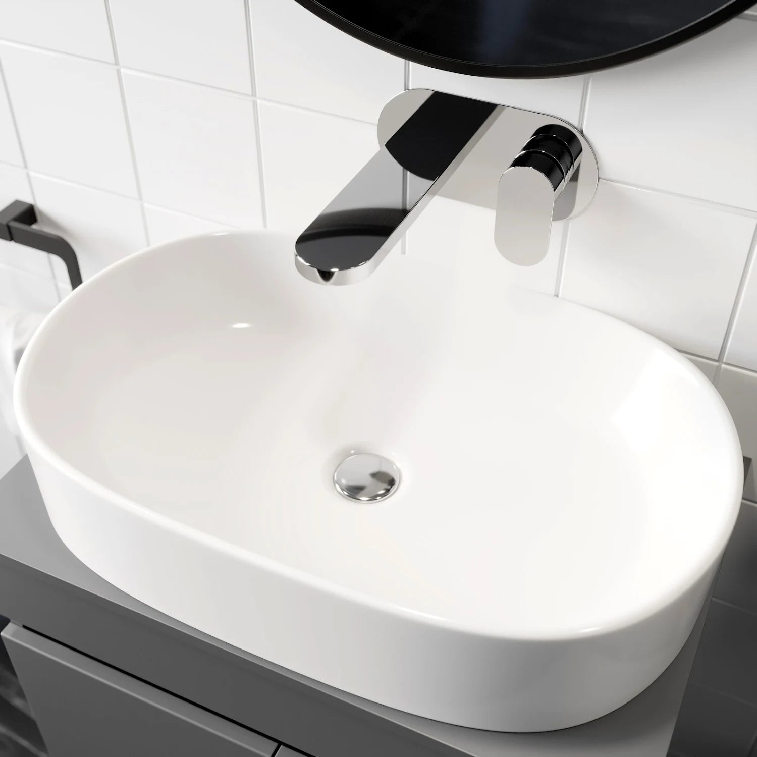 AFFINE Lorient Countertop Basin - 600 x 380mm - S R Originals