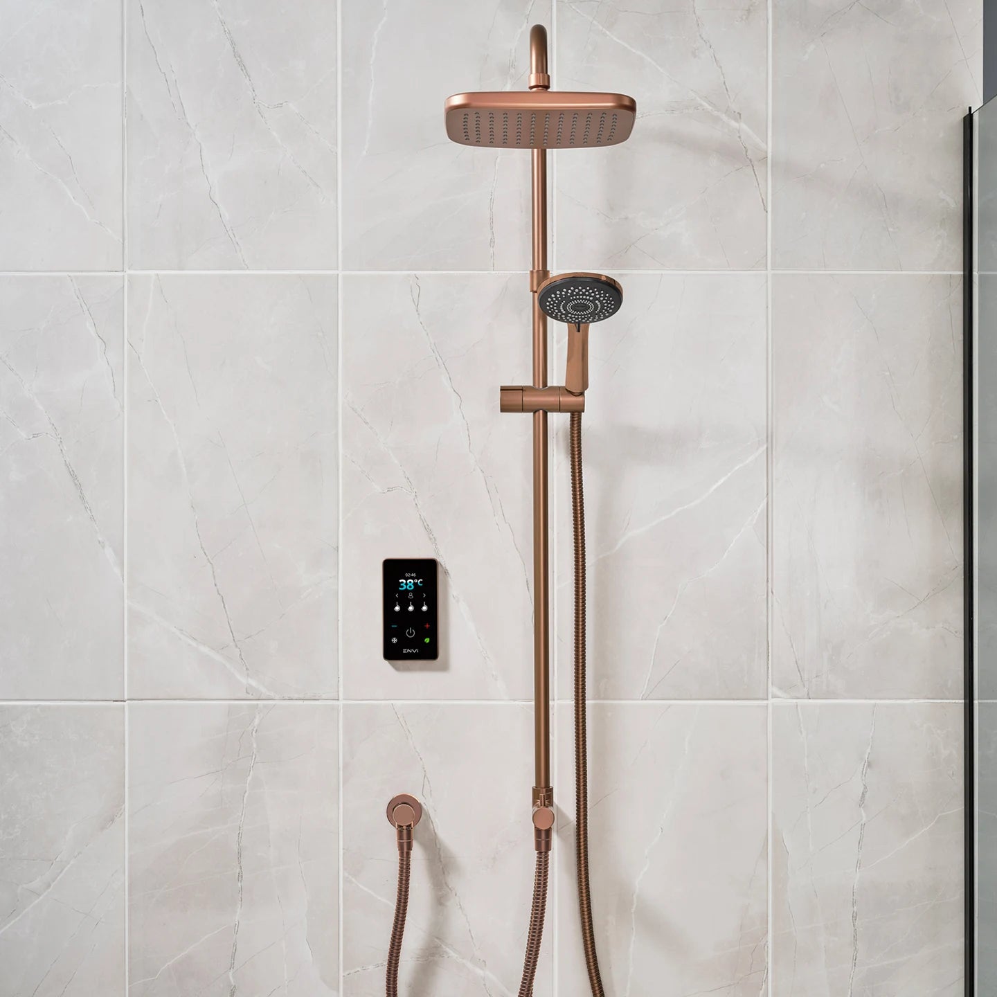 TRITON ENVi® DuElec® 10.5kW Dual Thermostatic Electric Shower - Copper - S R Originals