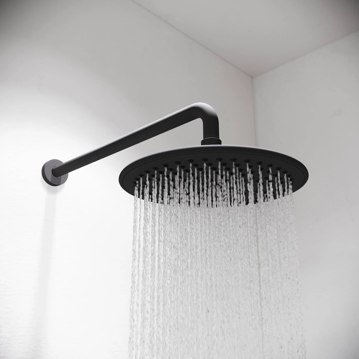 AQUALISA Smart Glo Dual Wall Fed Concealed Digital Shower - Black (Gravity Pumped) - S R Originals