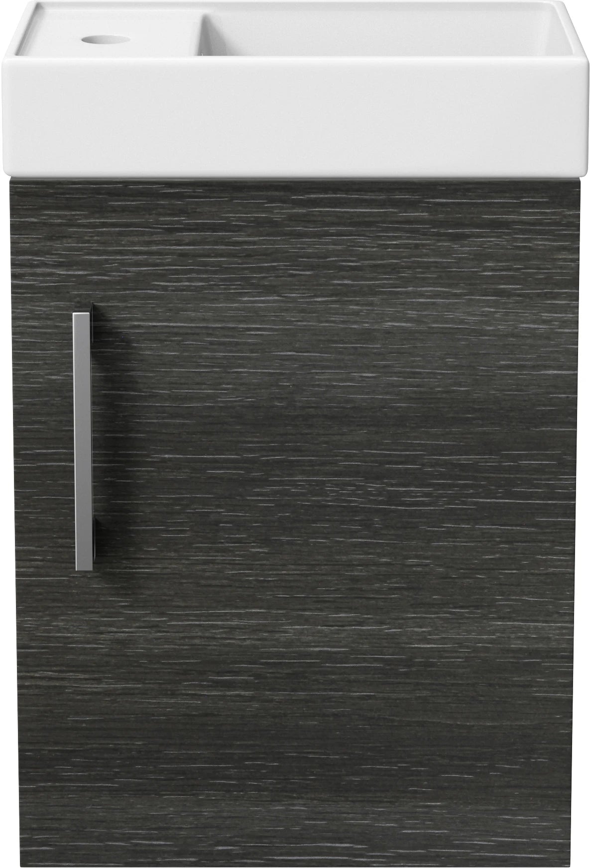 ARTIS Breeze Grey Wall Hung Cloakroom Vanity Unit 400mm - S R Originals 