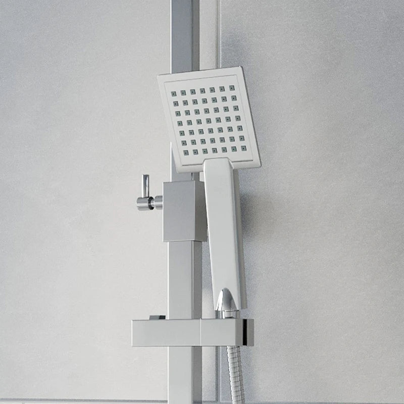 ARCHITECKT Square Thermostatic Bar Mixer Shower with Adjustable & Fixed Head -Square - S R Originals