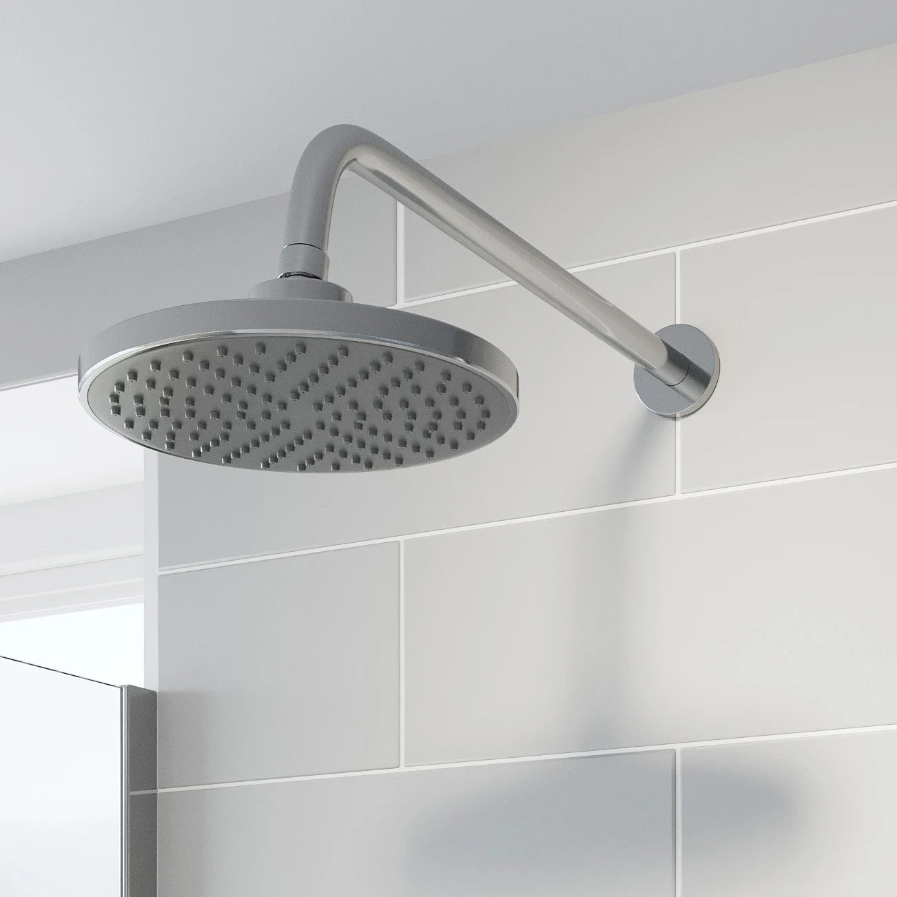 ESSENTIALS Concealed Stick Shower with Wall Mounted Fixed Shower Head - S R Originals