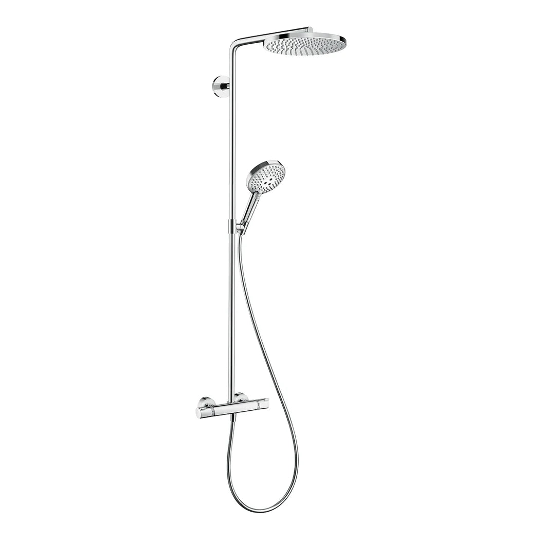 HANSGROHE Raindance Select S Showerpipe 240 PowderRain Thermostatic Mixer Shower - 27633000 - S R Originals