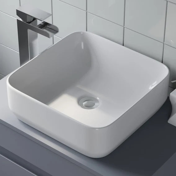 AFFINE Cannes Countertop Basin - 365 x 365mm - S R Originals