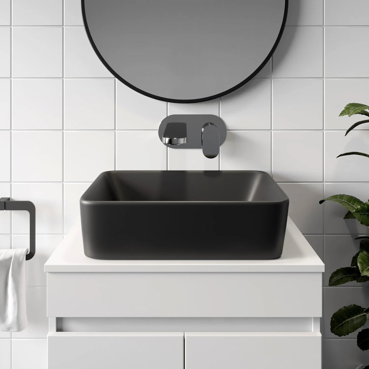 AFFINE Croix Countertop Basin - 480 x 370mm - S R Originals