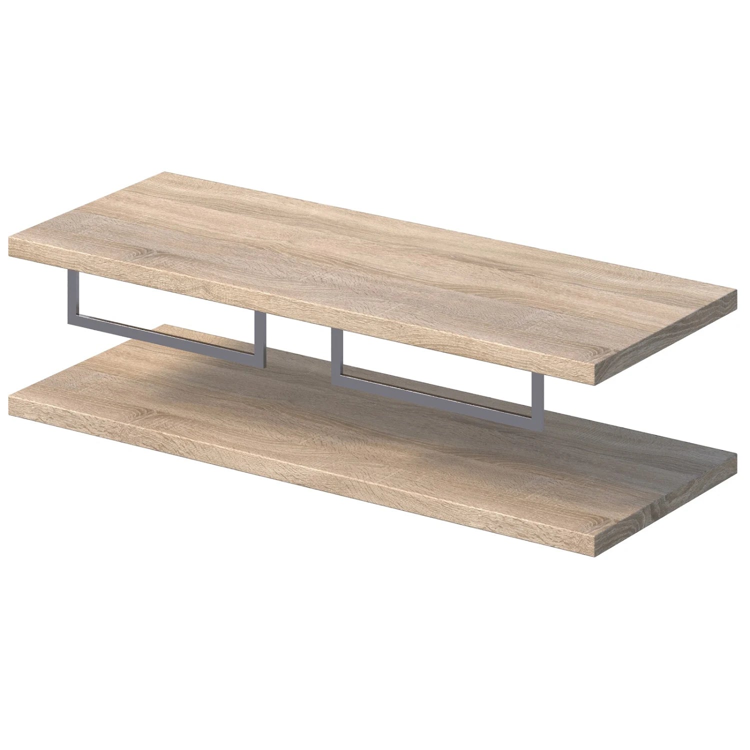 VITUSSO Garda Wood Wall Hung Countertop & Lyon White Countertop Basins - 1100mm - S R Originals