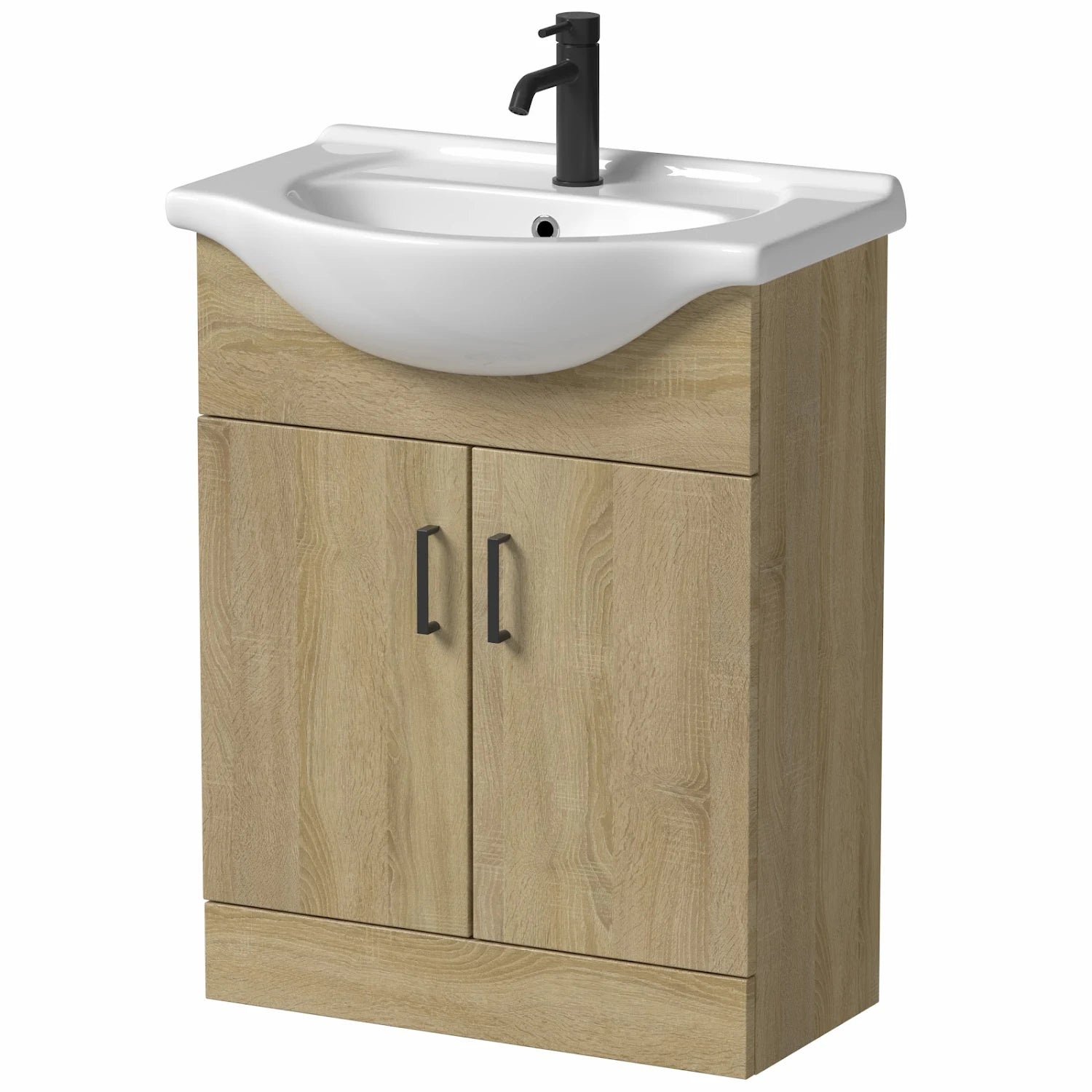 Alpine Oak Toilet & Basin Vanity Unit Combination 1150mm - S R Originals