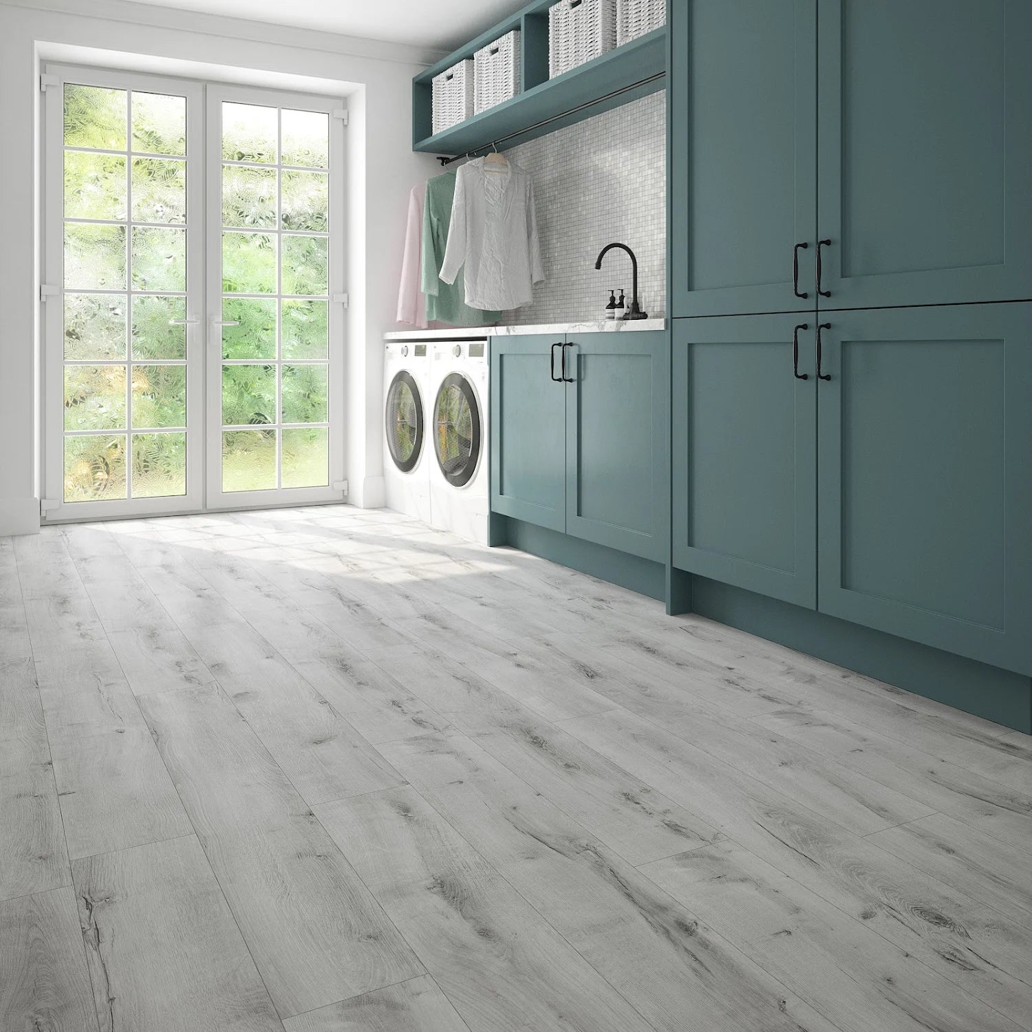 AMIATA Littlestone Silver Birch Plank Click Laminate Flooring 1.98m² - S R Originals