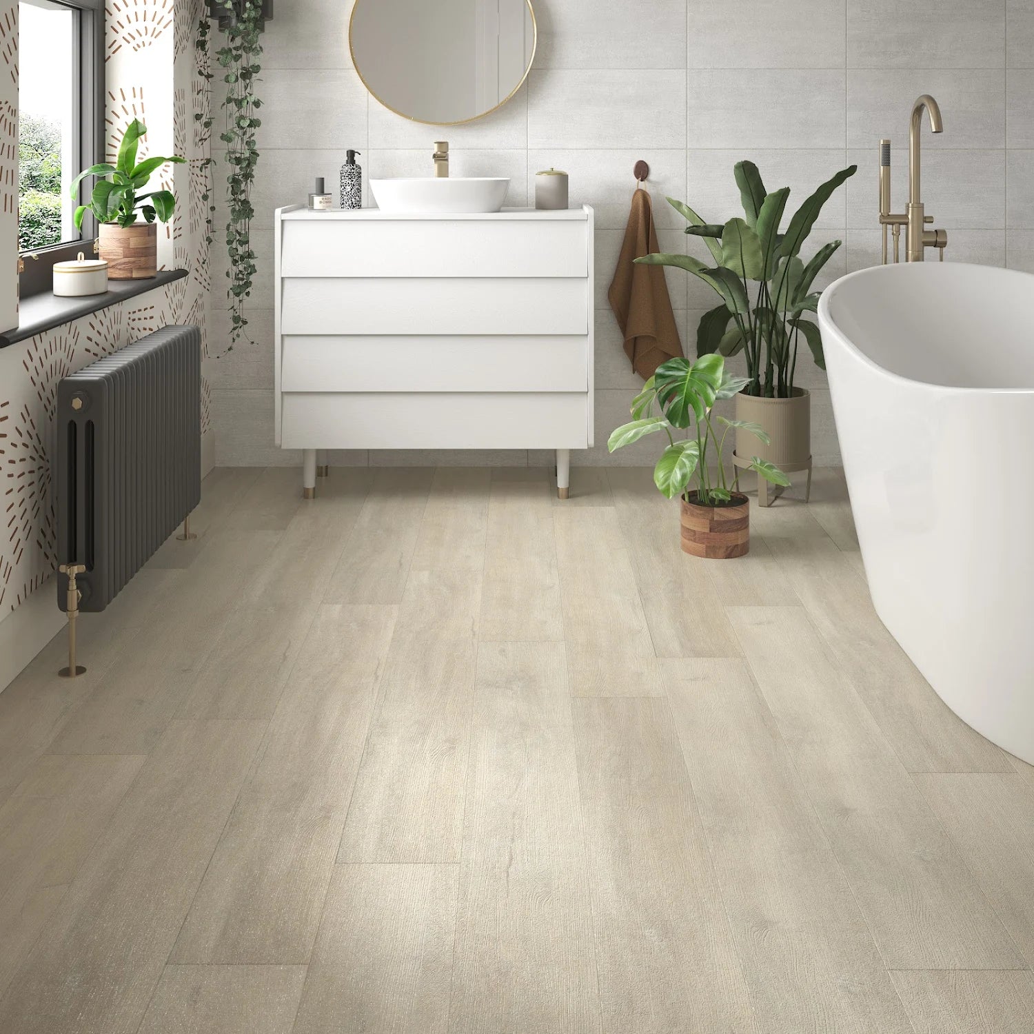 AMIATA Rigid Limed Alder SPC Click Vinyl Flooring 2.17m² - S R Originals