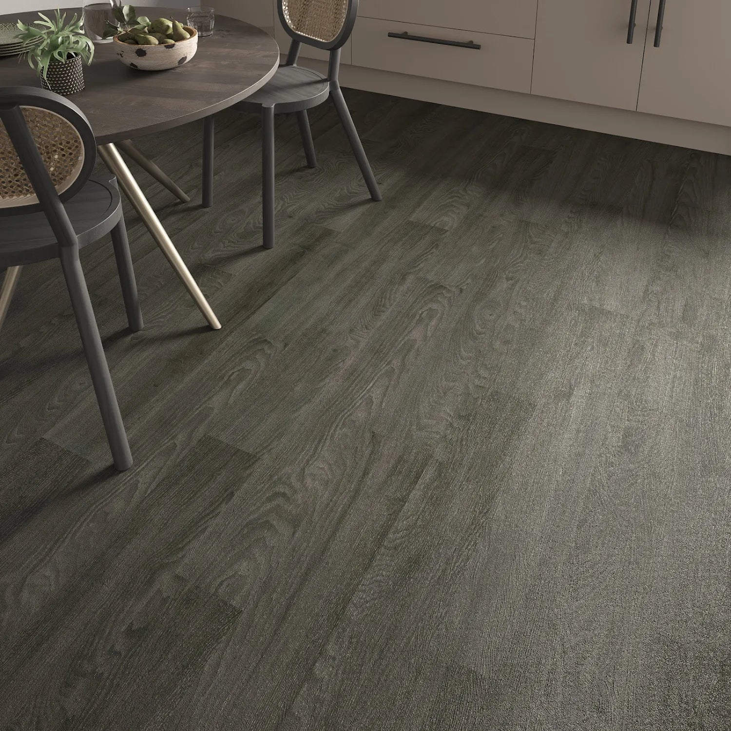 AMIATA Rigid Black Rift Elm SPC Click Vinyl Flooring 2.17m² - S R Originals